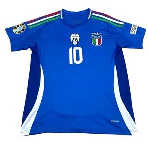 2024 Italy Home R. Baggio Blue Soccer Jersey Adidas NEW WITH Tags